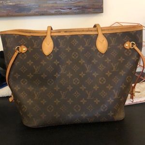 Medium Louis Vuitton Monogram Neverfull Bag